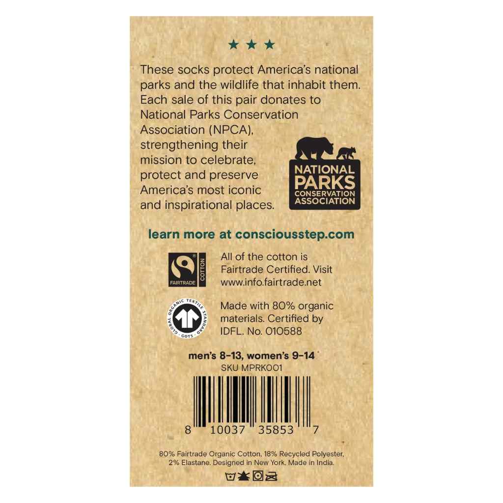 Organic Socks that Protect National Parks | Grey Fish