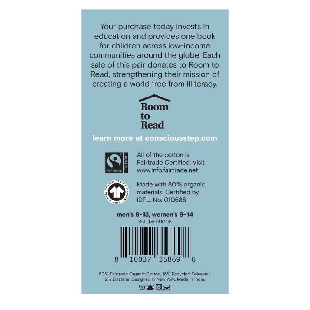 Organic Socks that Give Books | Purple Planets