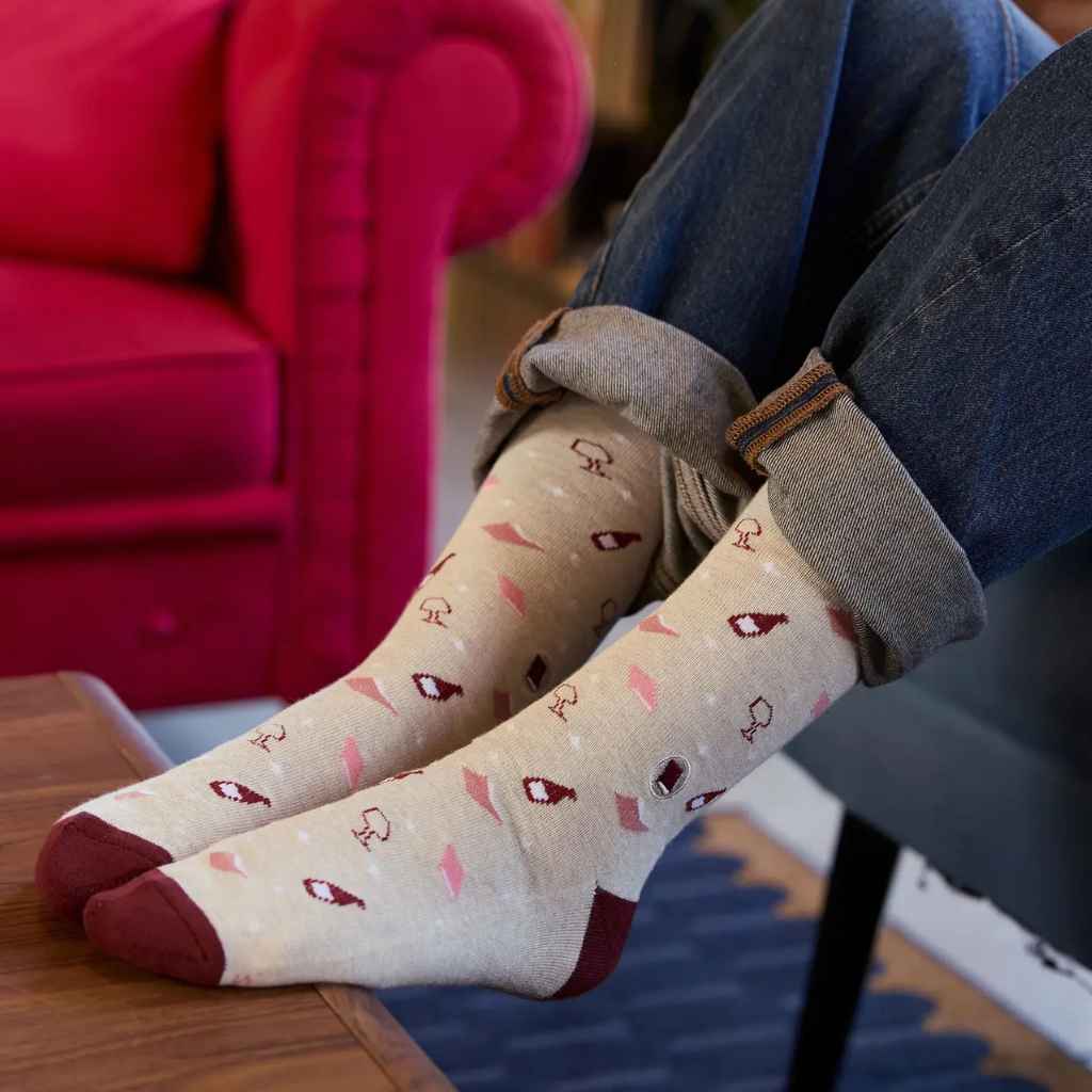 Organic Socks that Give Books | Books and Wine