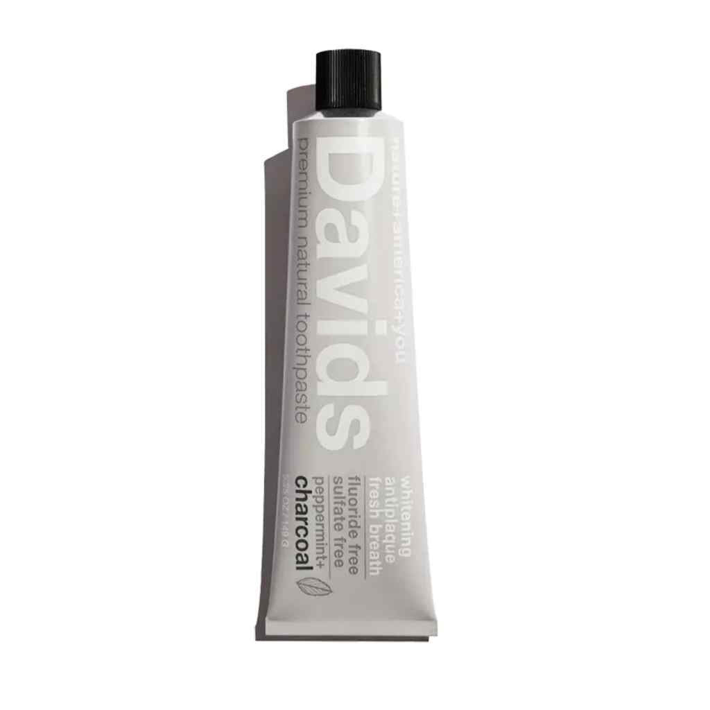 Davids Premium Toothpaste | Charcoal + Peppermint