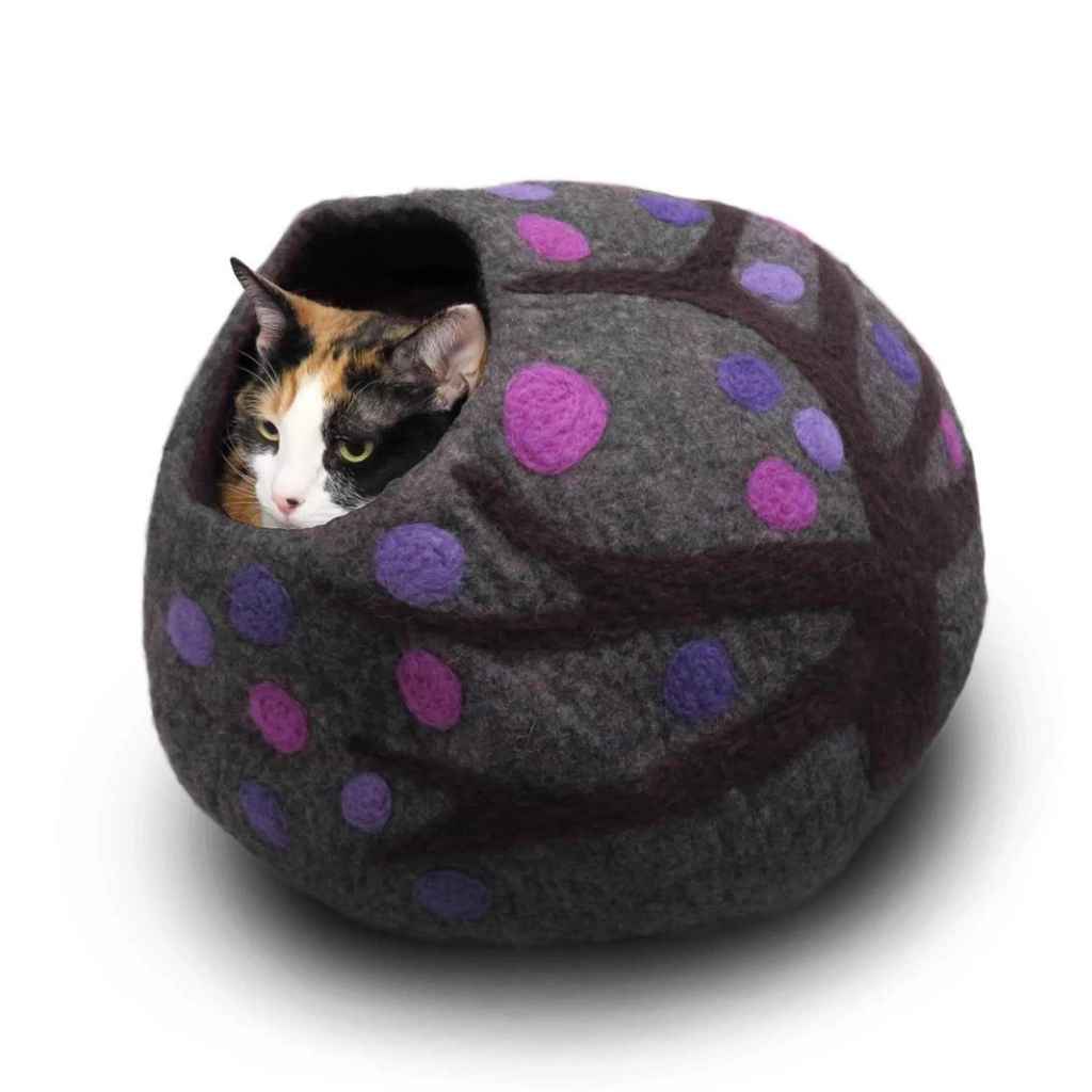 Eco Cat Cave | Purple Rain