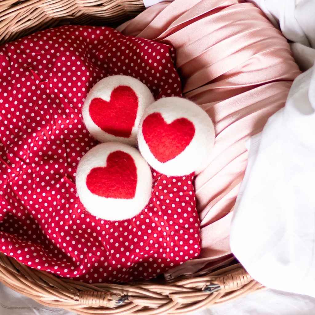 Eco Dryer Balls | Hearts