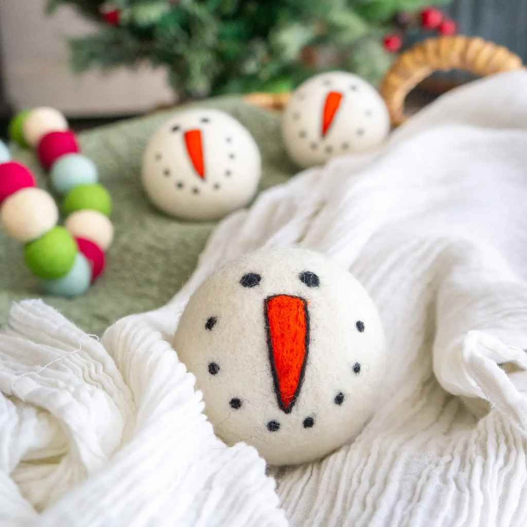 Eco Dryer Balls | Snowman
