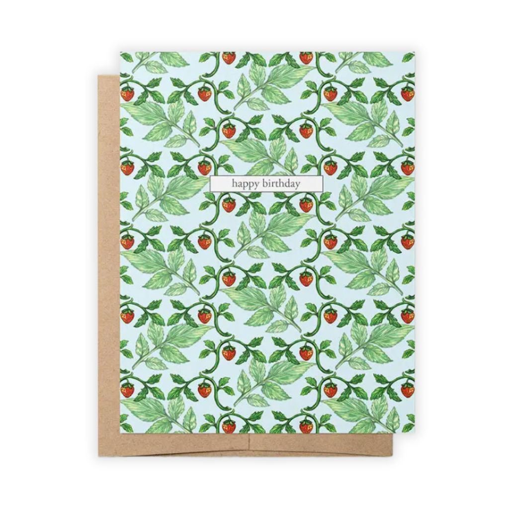 Hey Hon Card | Strawberries