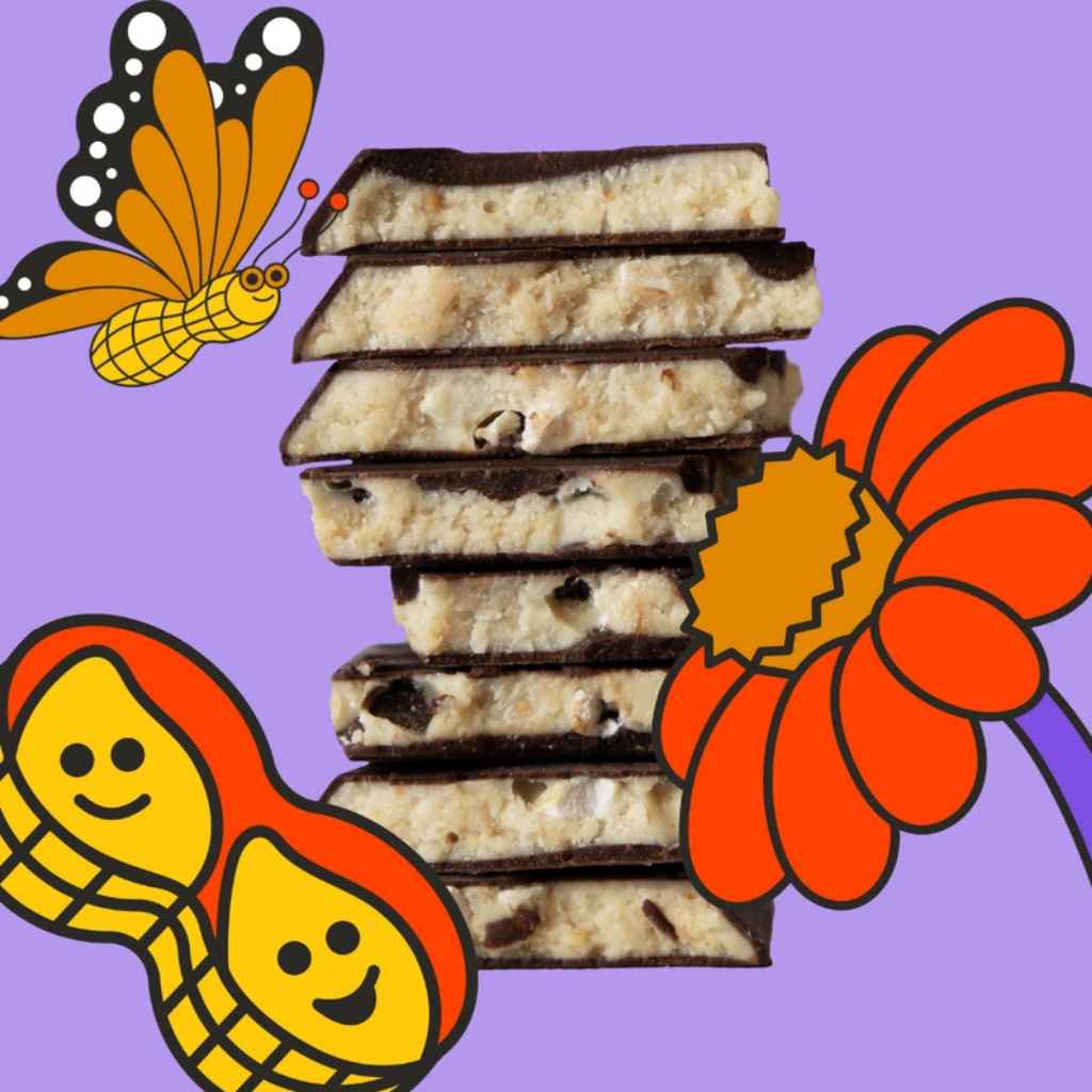 Peanut Butter-fly Truffle Bar