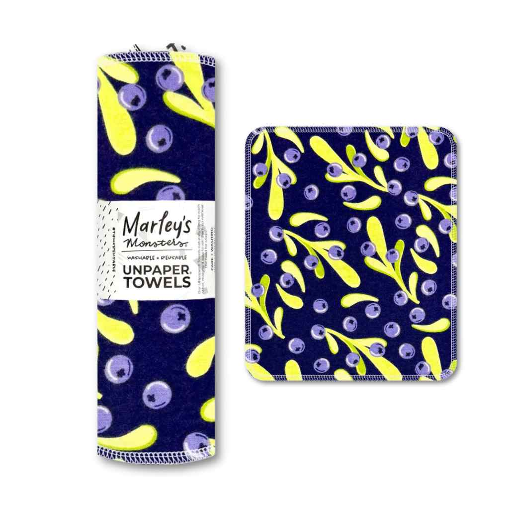 UNpaper Towels on Tube — Blueberries