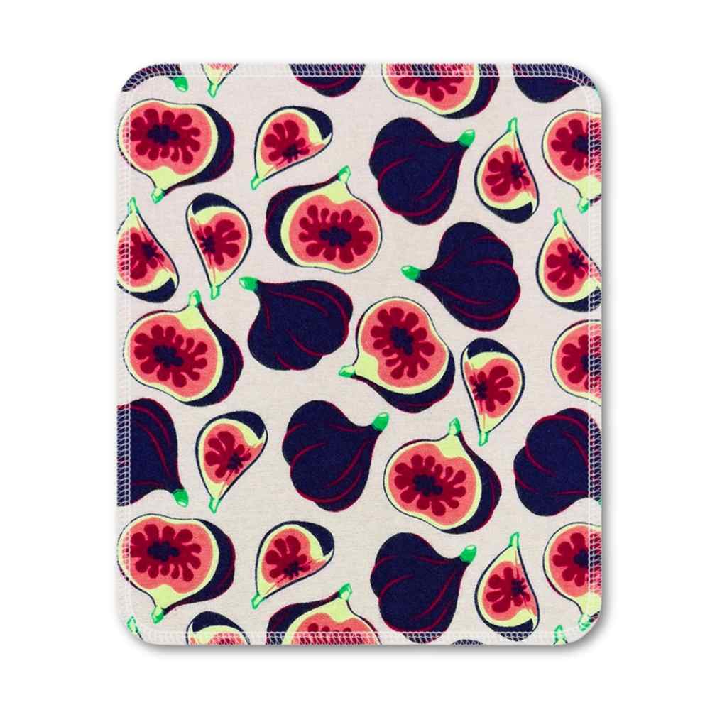 unpaper towel fig pattern on a white background