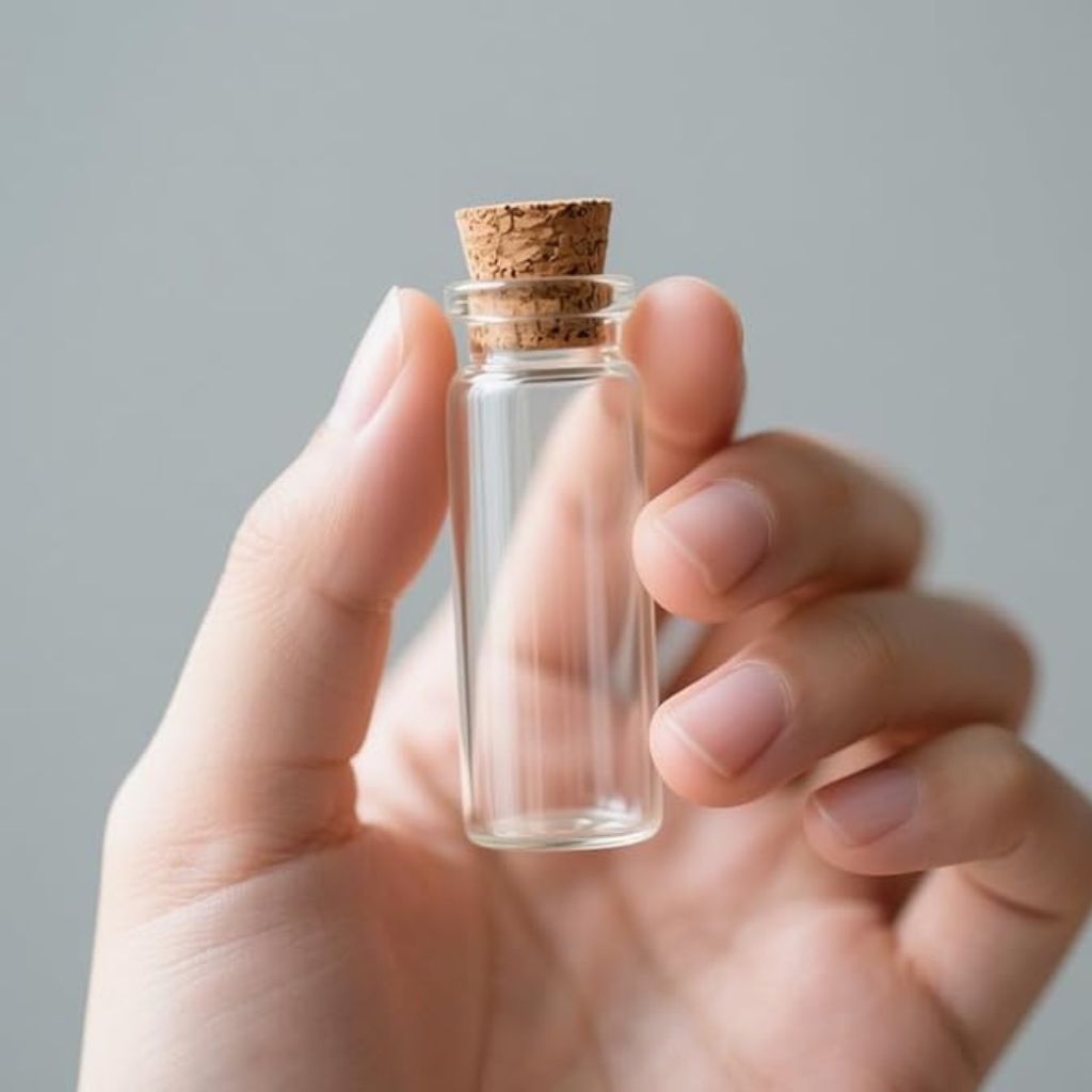 Clear Glass Jar with Cork Stopper | .4 oz