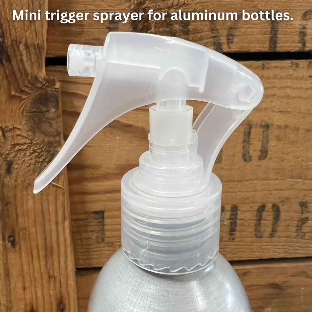 Brushed Aluminum Bottles &amp; Tops