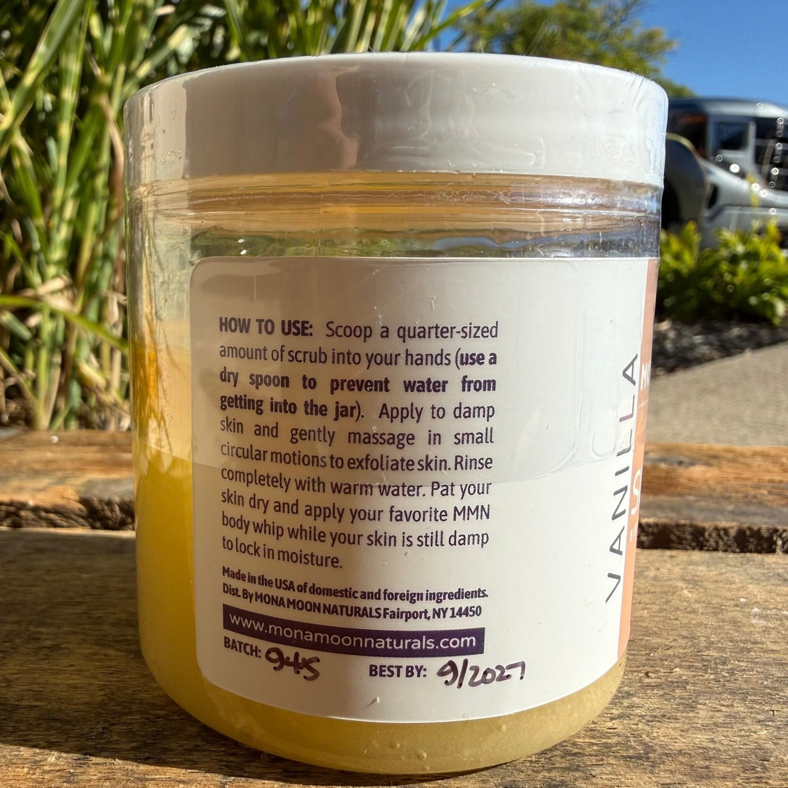 Natural Sugar Scrub