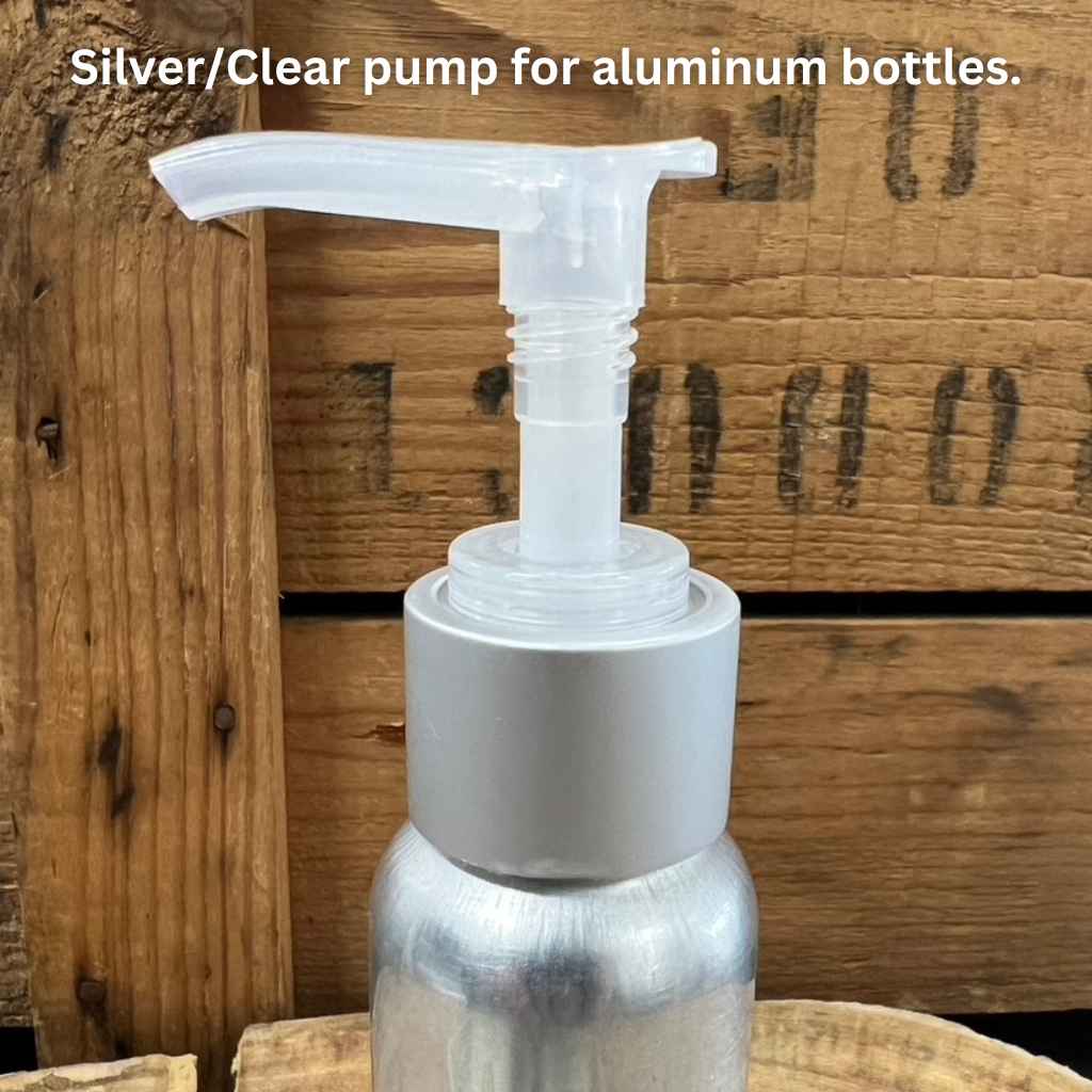 Brushed Aluminum Bottles &amp; Tops