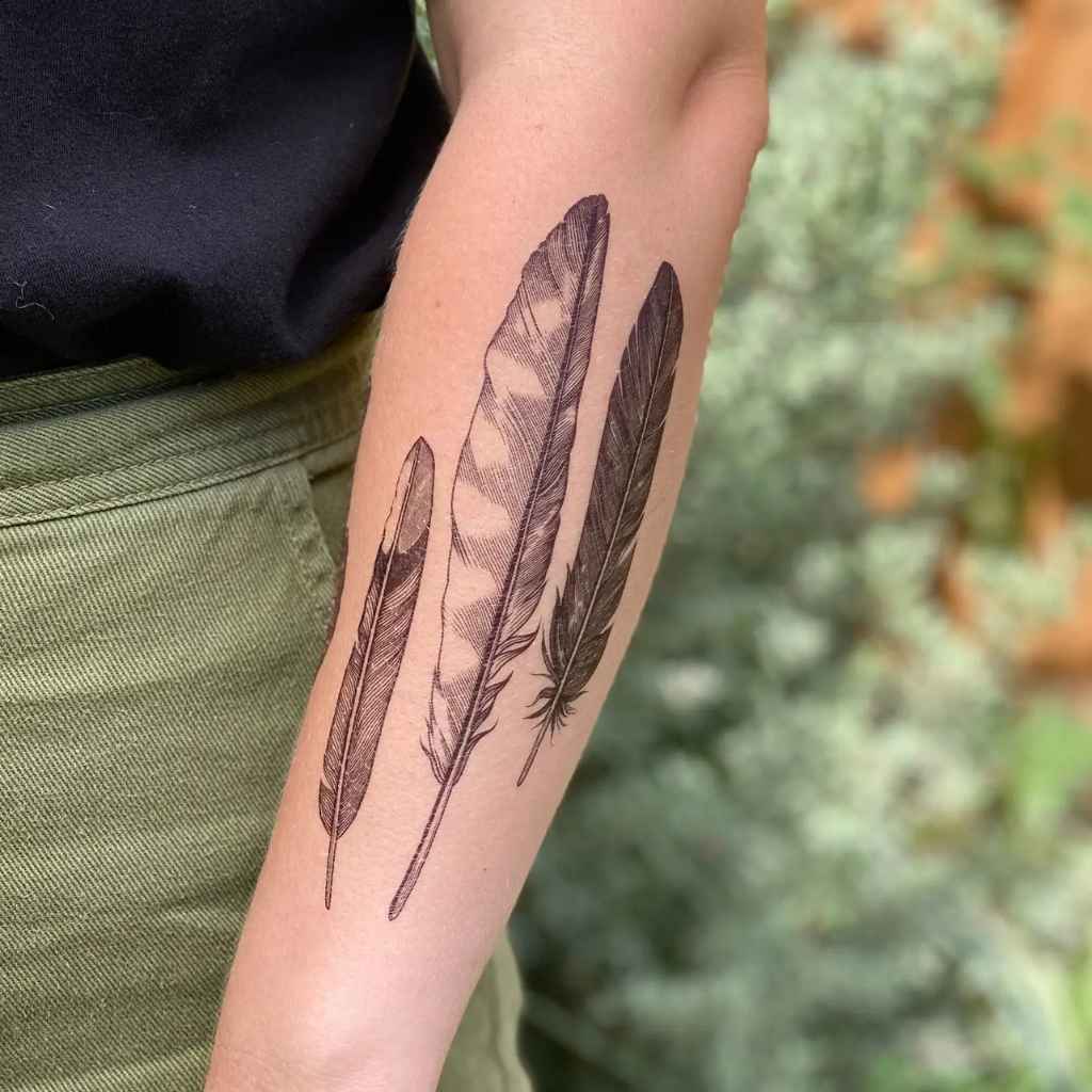 Temporary Tattoo | Feather Finds