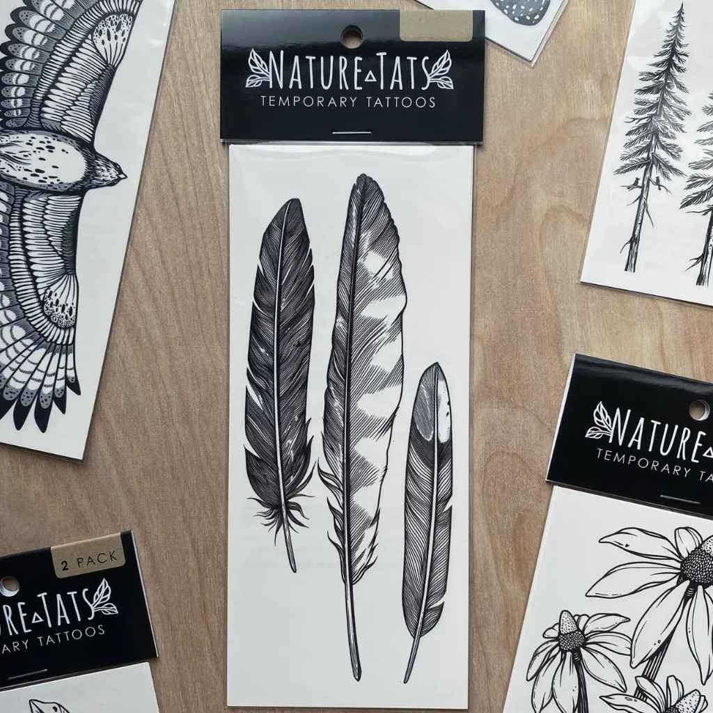 Temporary Tattoo | Feather Finds