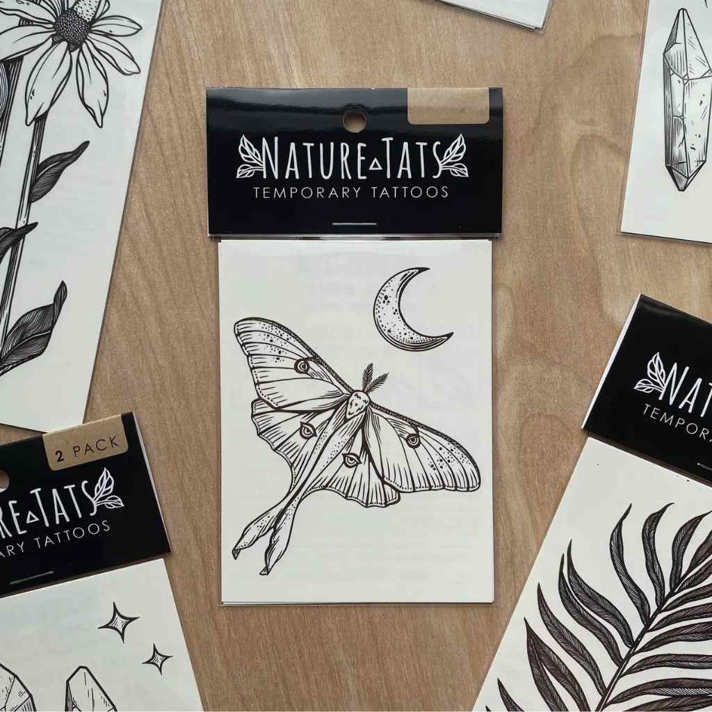 Temporary Tattoo | Luna Moth