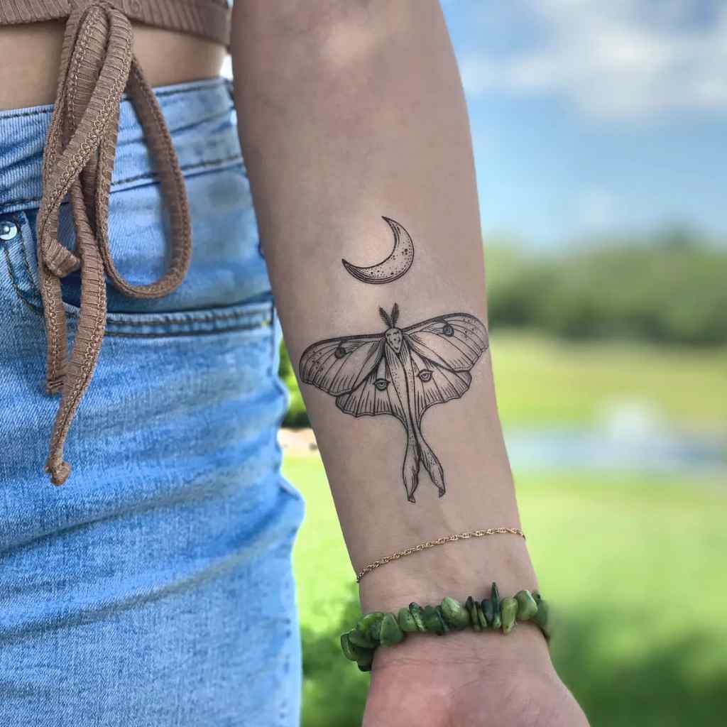Temporary Tattoo | Luna Moth