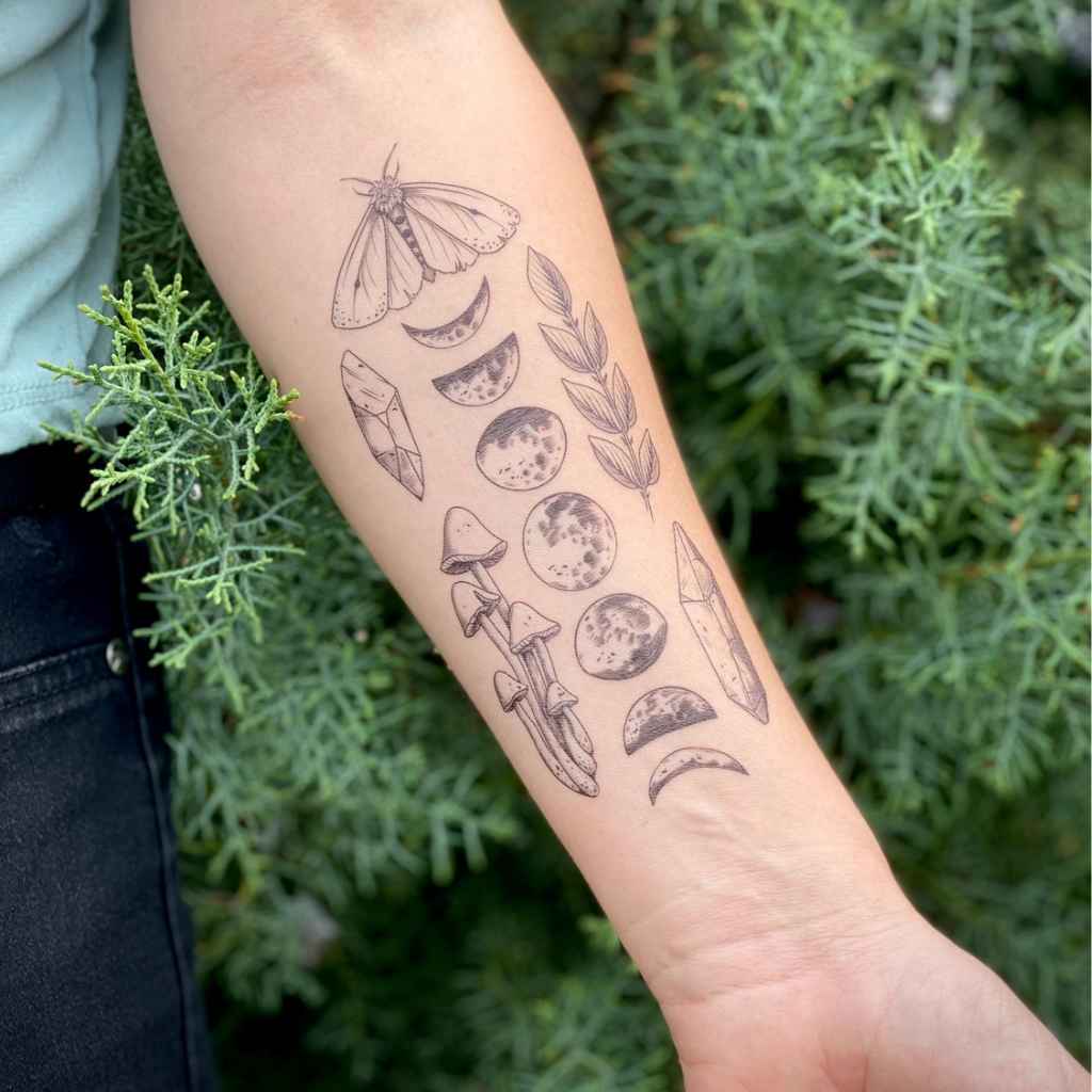 Temporary Tattoo | Moon Magic