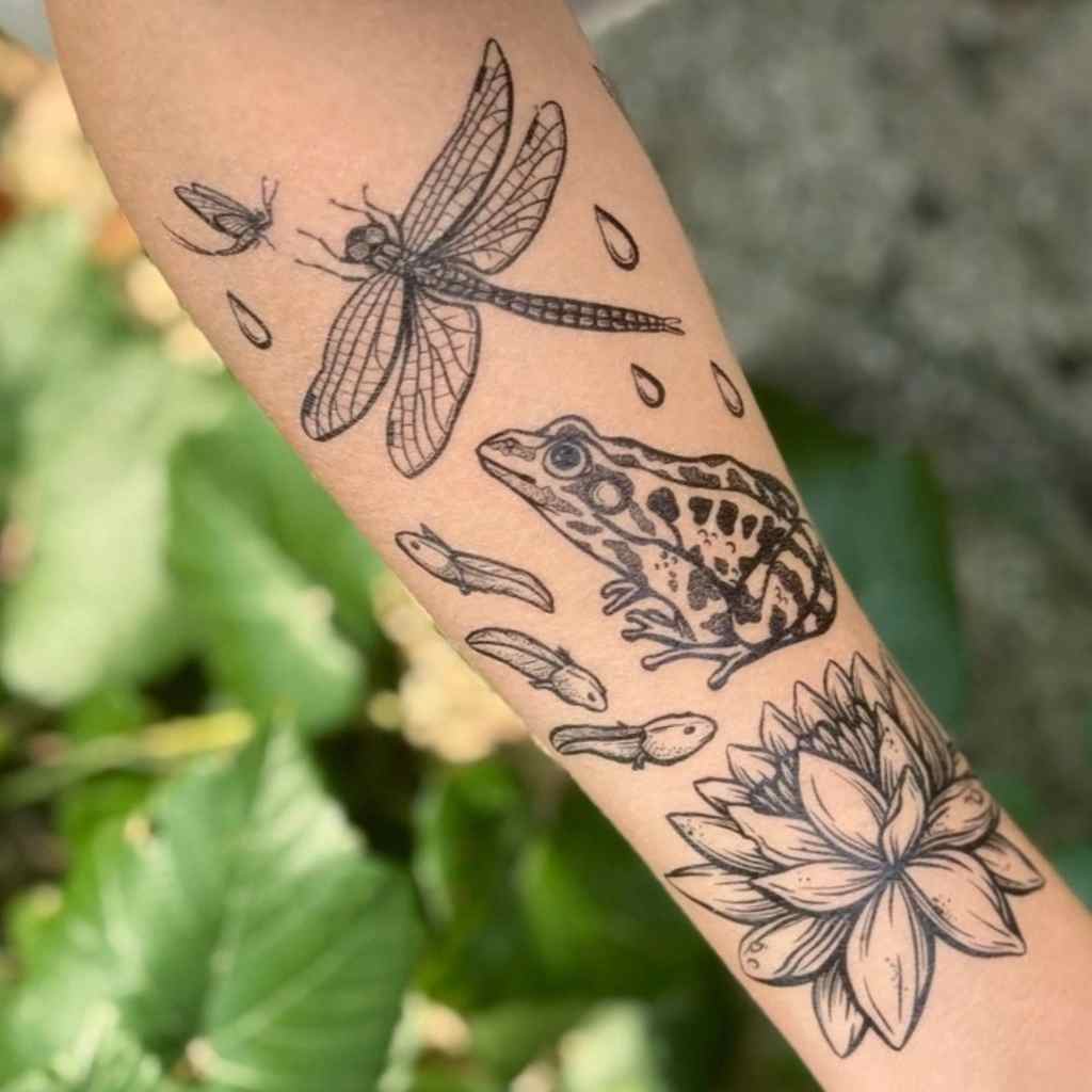 Temporary Tattoo | Pond Cycle