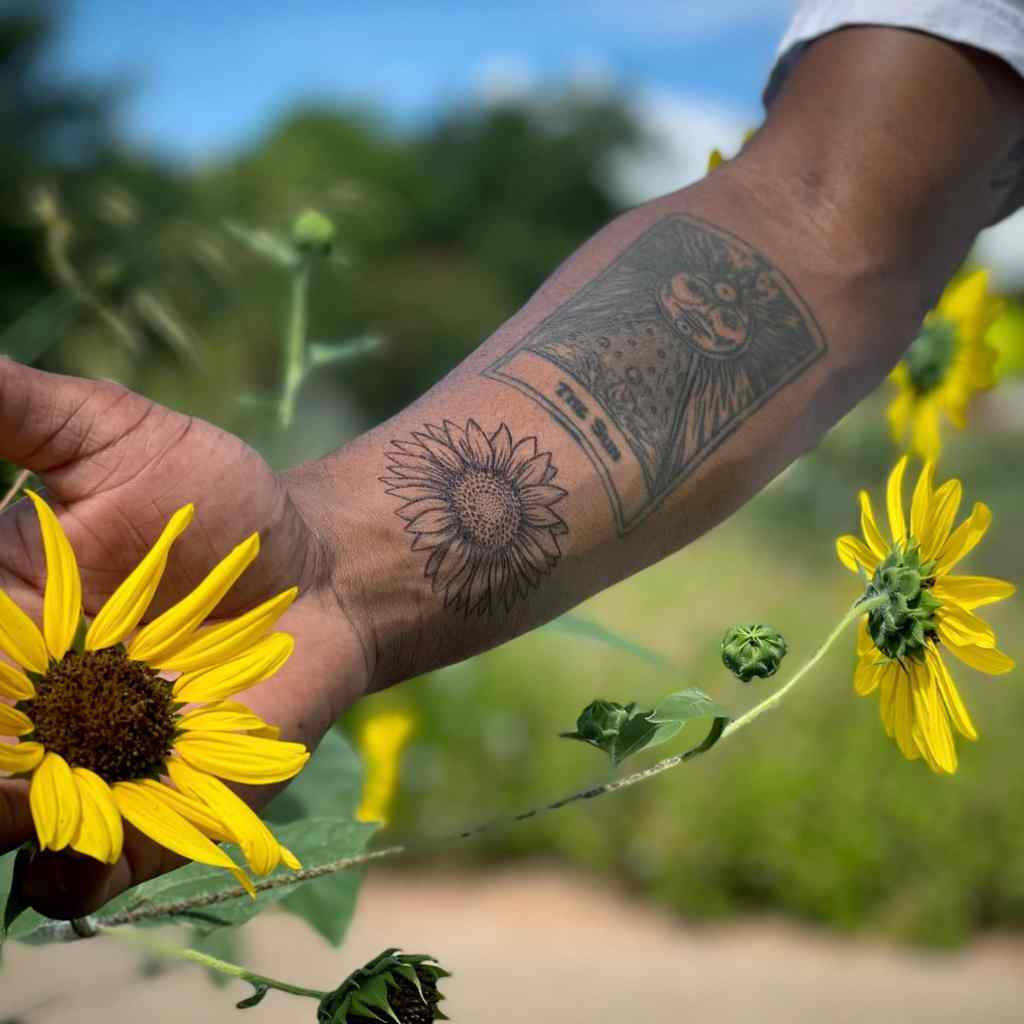 Temporary Tattoo | Sunflower