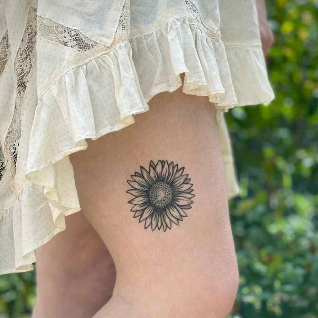 Temporary Tattoo | Sunflower