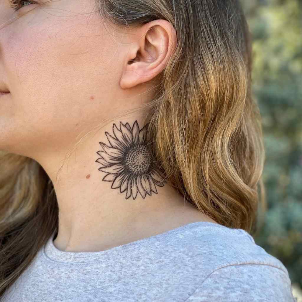Temporary Tattoo | Sunflower