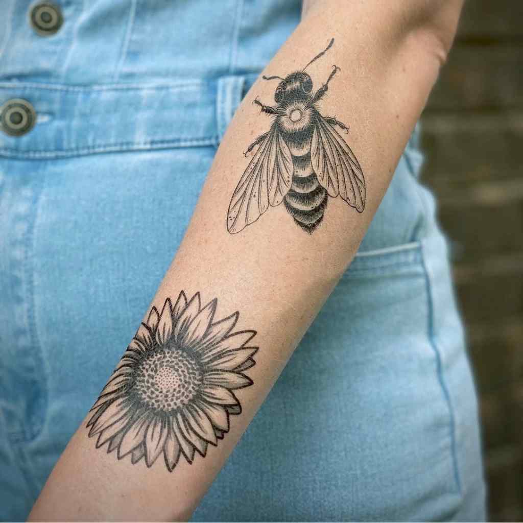 Temporary Tattoo | Sunflower