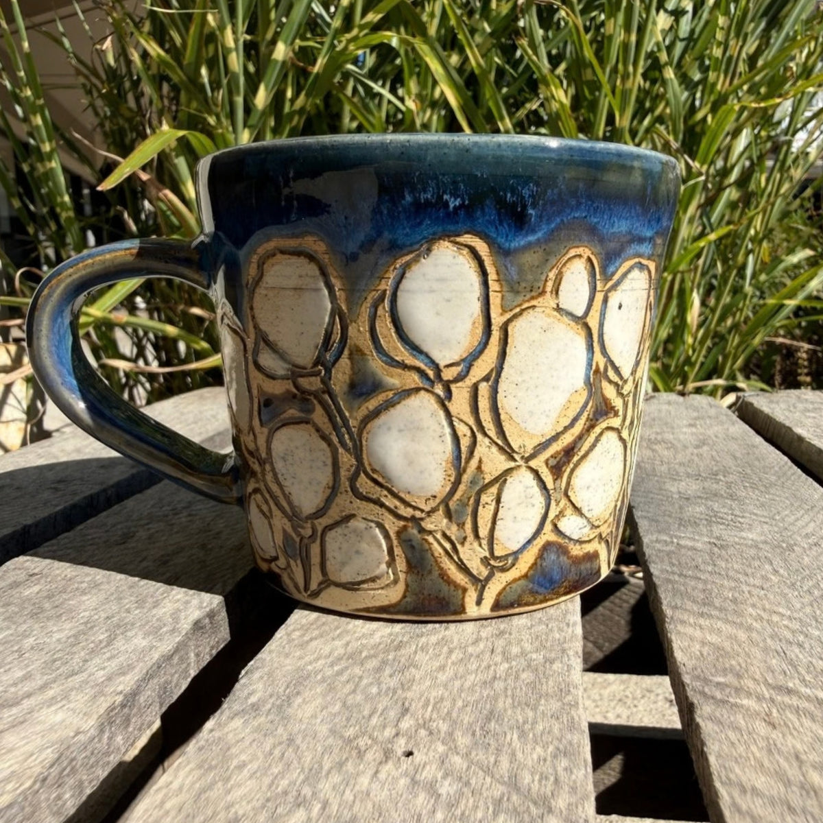 Handmade Cherry Blossoms Mug