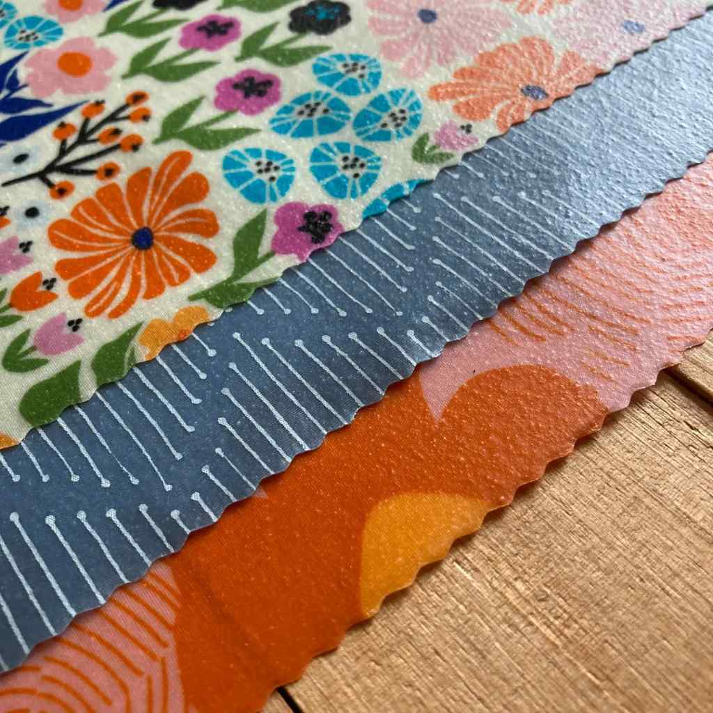 Beeswax Food Wraps | Flower Bounty 3-Pack