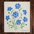 Swedish Dishcloth — Cornflowers