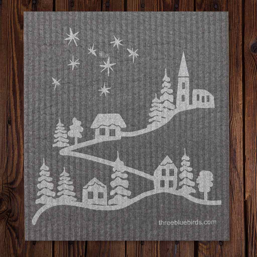 Swedish Dishcloth — Starry Night