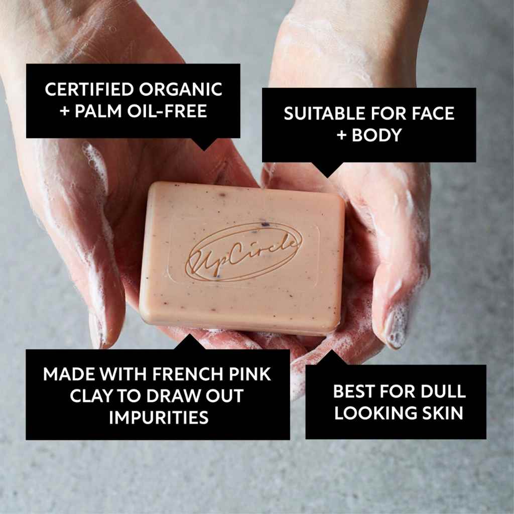 UpCircle Vegan Cleansing Soap Bar | Cinnamon and Ginger