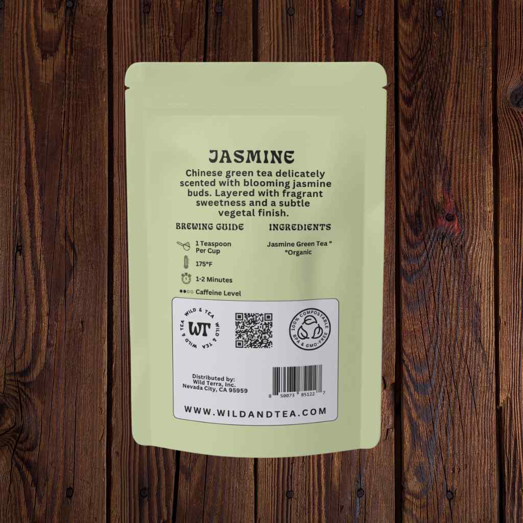 Organic Jasmine Green Tea | Loose Leaf