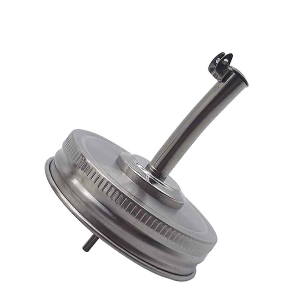Self-Closing Spout for Mason Jar