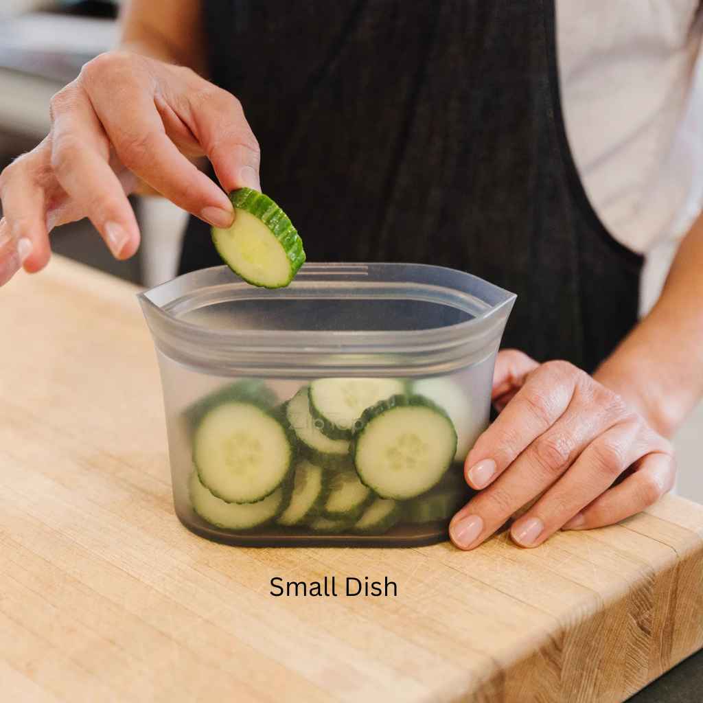 100% Platinum Silicone Reusable Containers | Dishes