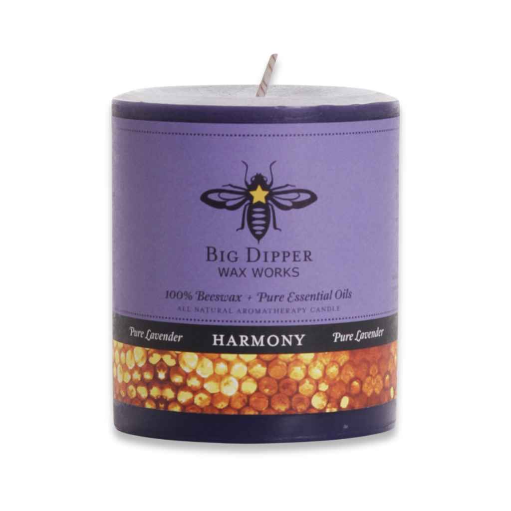 100% Beeswax Pillar Aromatherapy Candle | Harmony