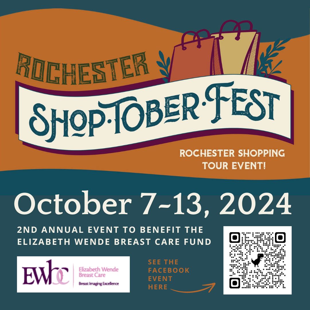 Rochester Shop-Tober-Fest 2024 to benefit the Elizabeth Wende Breast Care Fund