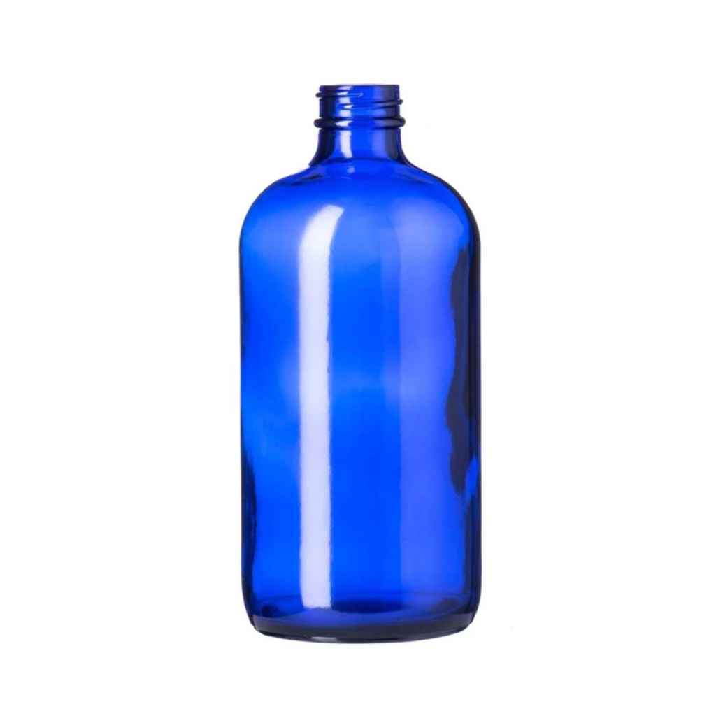 Glass Boston Round Bottle 16 oz
