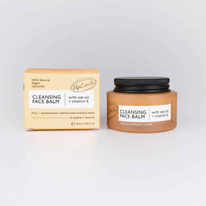 UpCircle Cleansing Face Balm, vegan face cleanser for sensitive skin, award-winning all natural face balm. 55ml glass jar