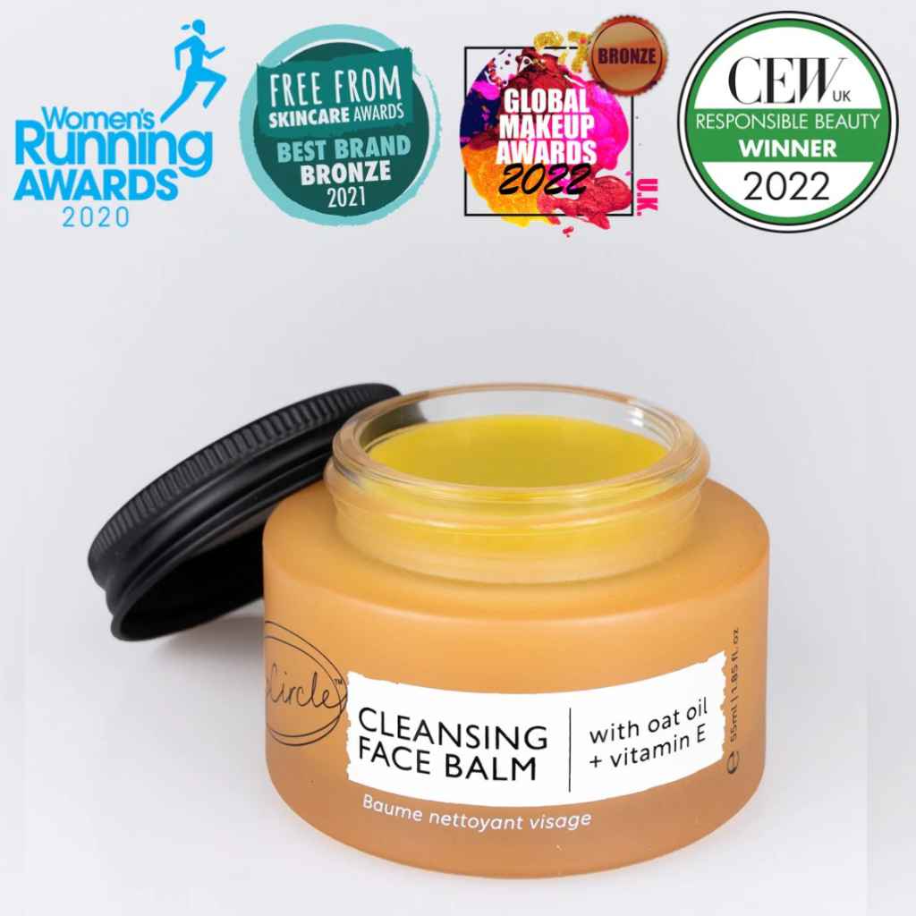 UpCircle Cleansing Face Balm, vegan face cleanser for sensitive skin, award-winning all natural face balm. 55ml glass jar