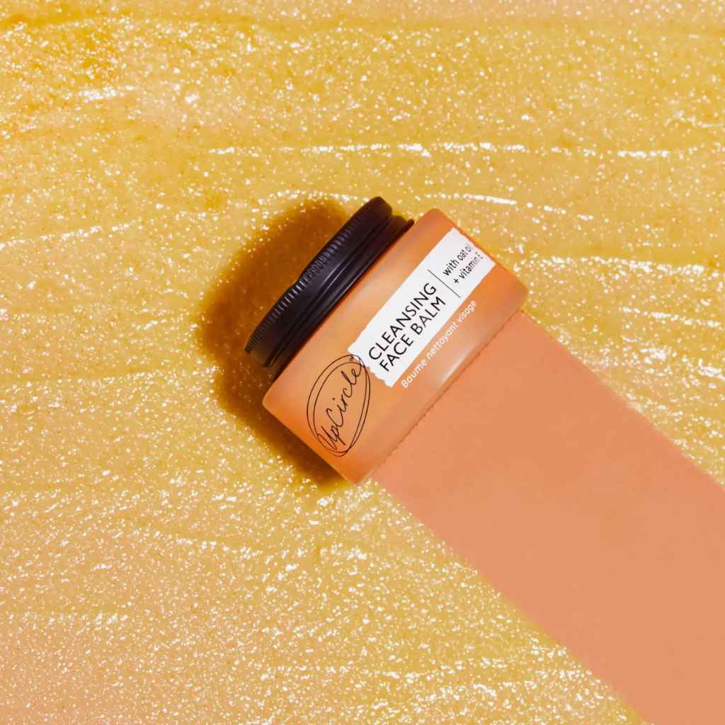 UpCircle Cleansing Face Balm, vegan face cleanser for sensitive skin, award-winning all natural face balm. 55ml glass jar