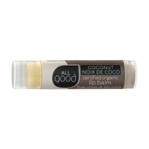 organic lip balm in coconut flavor made of organic ingredients