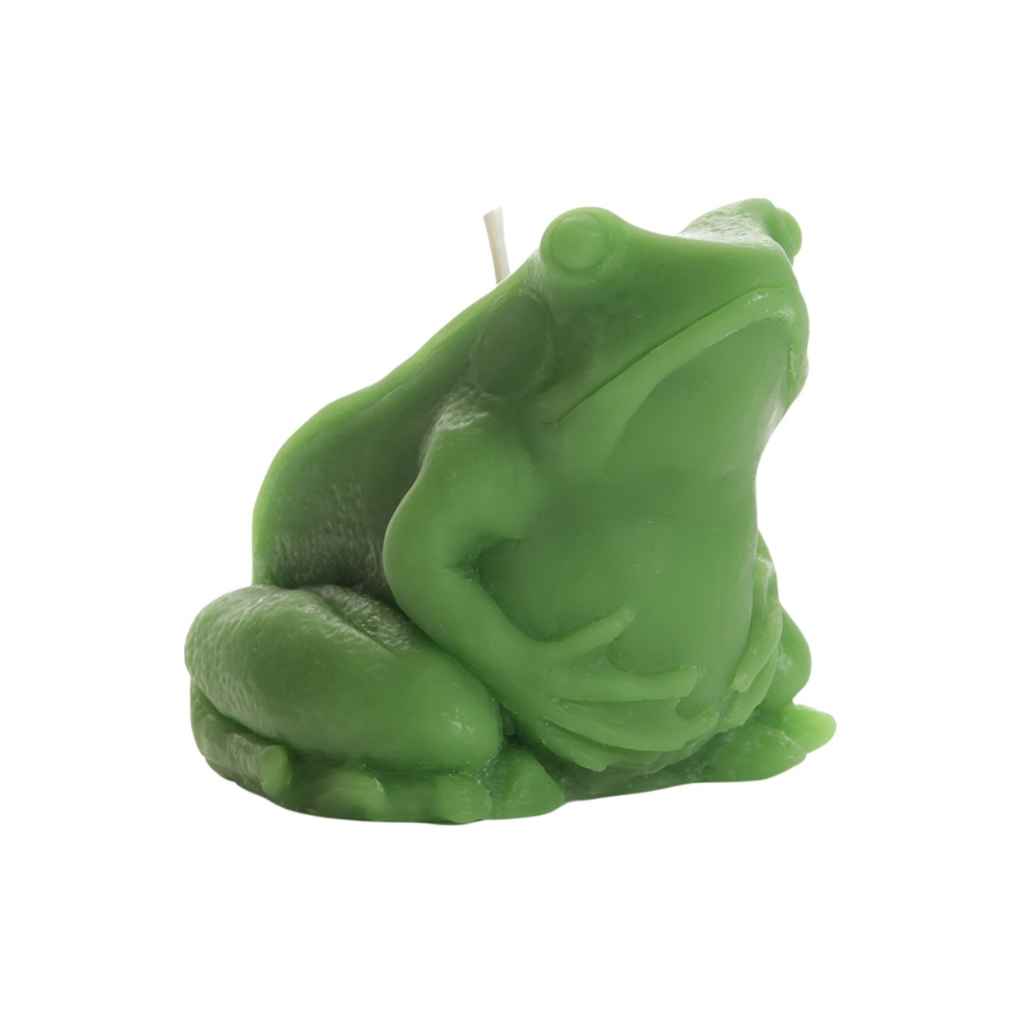 100% Pure Beeswax Frog Candle