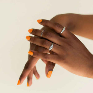VEGAN, 21-Toxin-Free, 77% plant-based nail polish, BKIND nail polish in Sorbet color