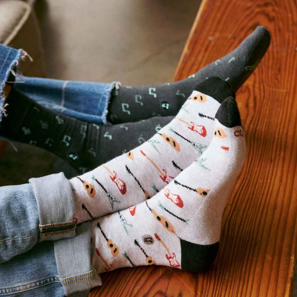 Organic Socks that Support Music | Guitars