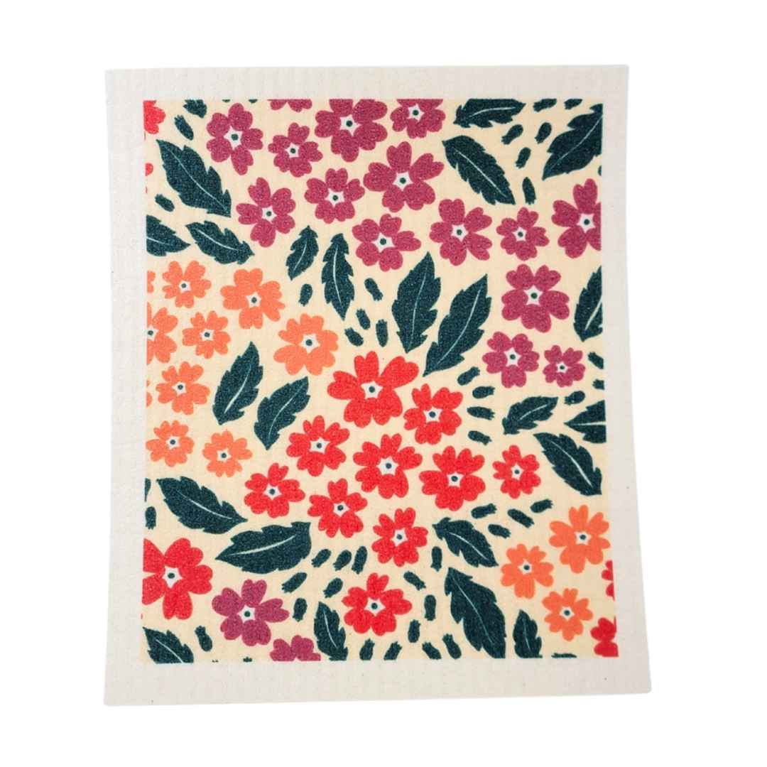 Swedish Dishcloth — Summer Flowers