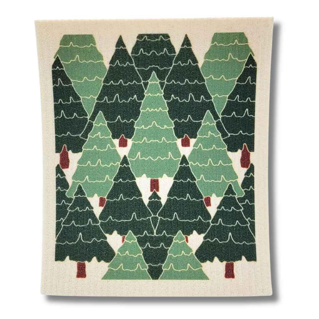 Swedish Dishcloth — Trees