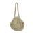 Sage green and natural market string bag