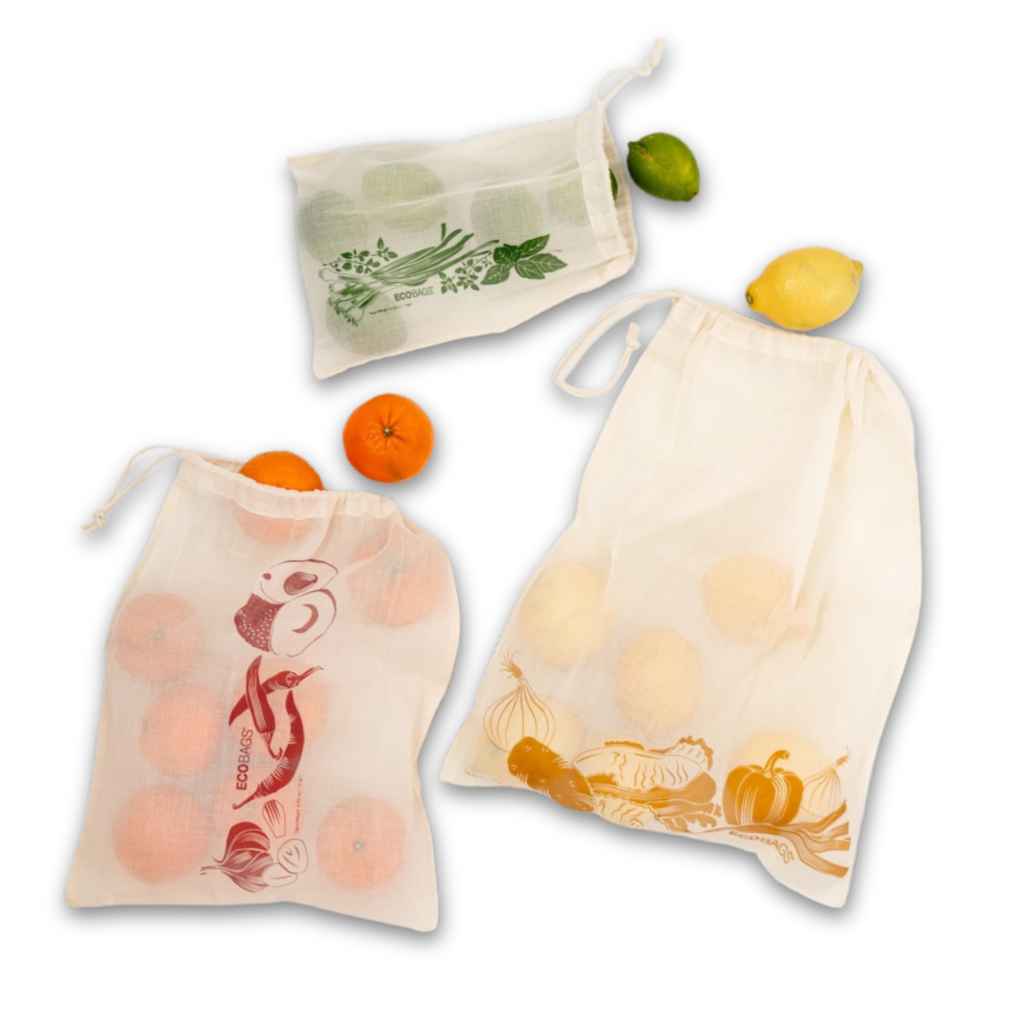 Reusable Produce & Bulk Bags | 3-pack