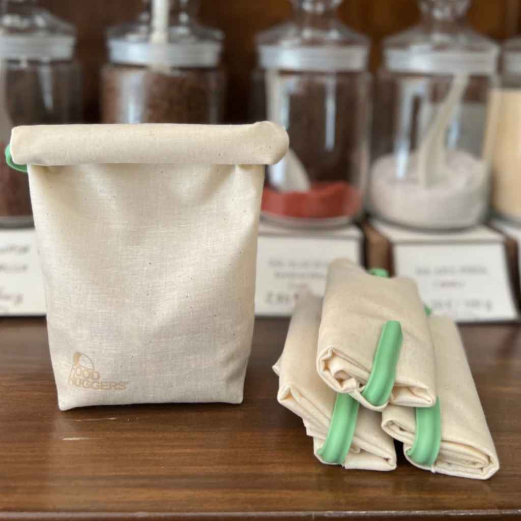 Silicone & Fabric Roll Top Storage Bag