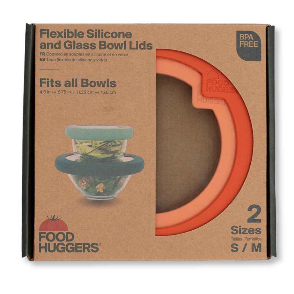 Flexible Silicone &amp; Glass Lid | 2-Pack
