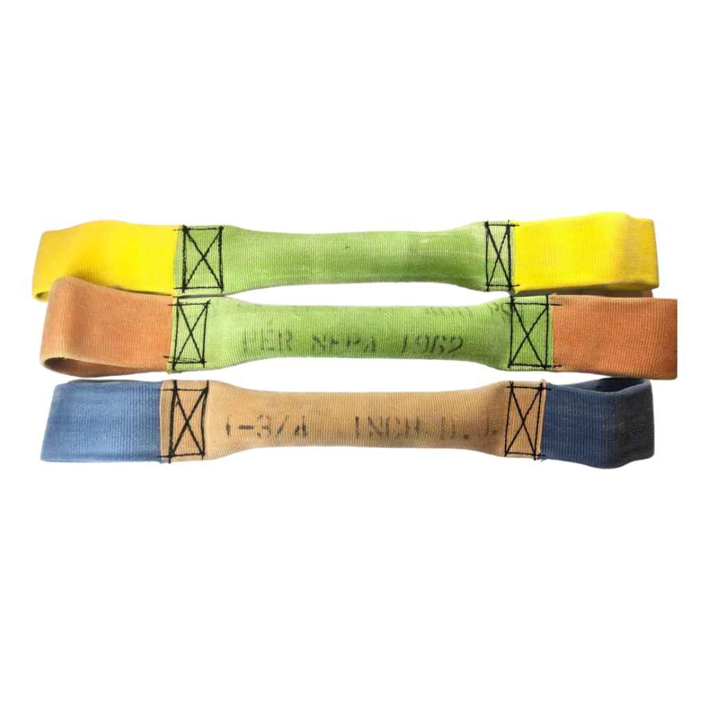 Recycled fire hose dog toys top